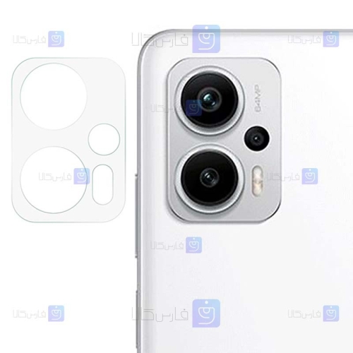 محافظ لنز شیشه ای Xiaomi Poco X4 GT مدل 3D