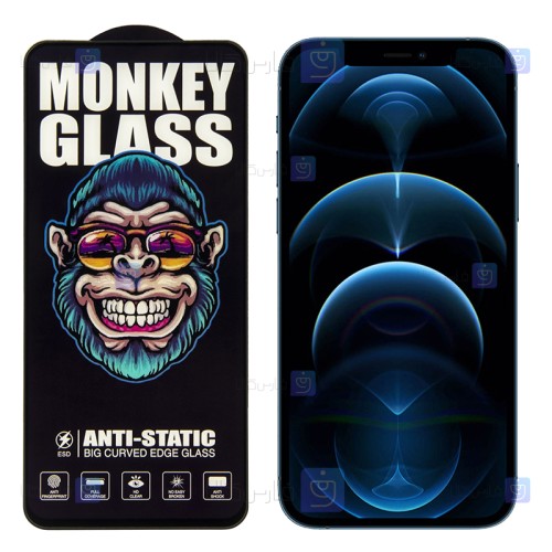 گلس گوشی Apple iPhone 12 Pro مدل Monkey Anti Static