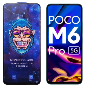 گلس فول گوشی Xiaomi Poco M6 Pro 5G مدل Monkey Premium