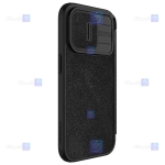 کیف چرمی نیلکین Apple iPhone 15 Pro Max مدل Qin Pro