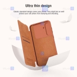 کیف چرمی نیلکین Samsung Galaxy S23 FE مدل Qin Pro