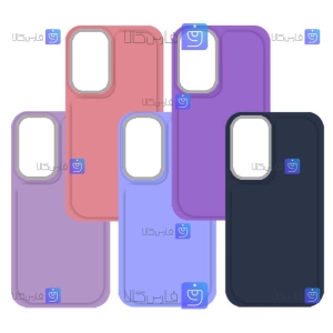 گارد سیلیکونی پافری گوشی A04 مدل Omiga