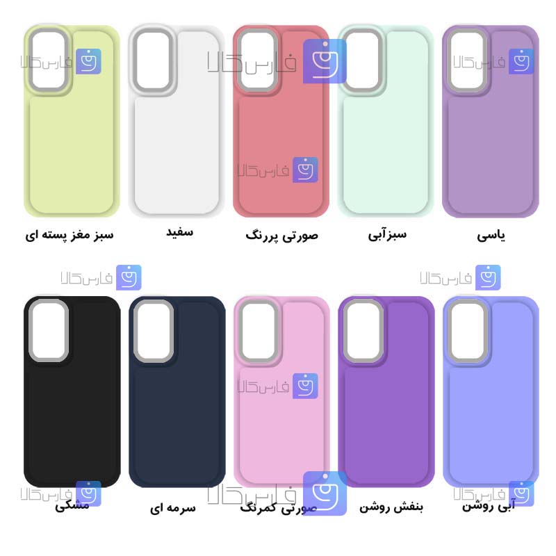 گارد سیلیکونی پافری Xiaomi Redmi 12C مدل Omiga