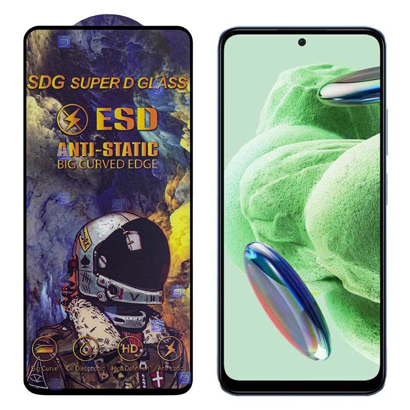 گلس گوشی Xiaomi Redmi Note 12 5G مدل SDG Anti Static