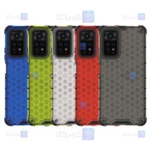 قاب ضد ضربه شیائومی نوت 11 پرو 5G مدل لانه زنبوری