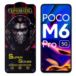 گلس گوشی Xiaomi Poco M6 Pro 5G مدل Super King Kong