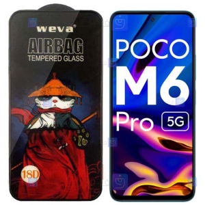 گلس فول Xiaomi Poco M6 Pro 5G مدل ایربگ دار