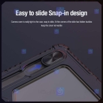 کیف محافظ لنزدار نیلکین Samsung Galaxy Tab S9 مدل Bumper Leather Pro