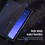 کیف محافظ لنزدار نیلکین Samsung Galaxy Tab S9 مدل Bumper Leather Pro