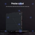 کیف محافظ لنزدار نیلکین Samsung Galaxy Tab S9 مدل Bumper Leather Pro