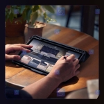 کیف محافظ لنزدار نیلکین Samsung Galaxy Tab S9 مدل Bumper Leather Pro