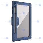 کیف محافظ لنزدار نیلکین Samsung Galaxy Tab S9 Plus مدل Bumper Leather Pro