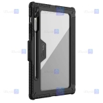 کیف محافظ لنزدار نیلکین Samsung Galaxy Tab S9 Plus مدل Bumper Leather Pro