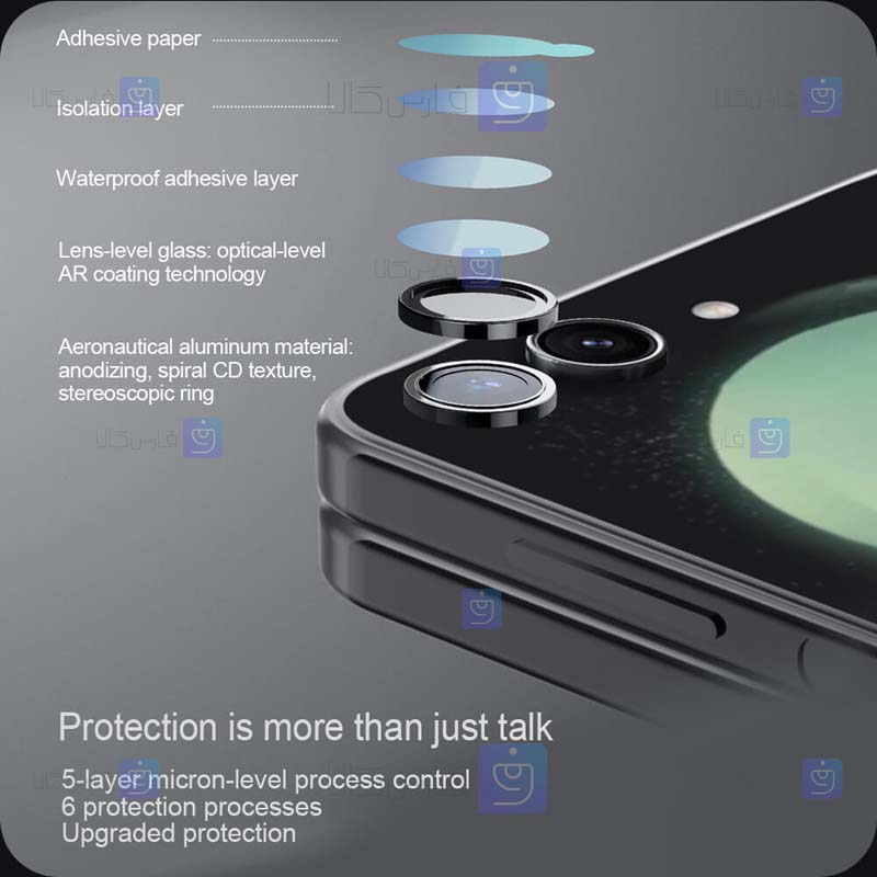 محافظ لنز نیلکین Samsung Galaxy Z Flip 5 مدل CLRFilm