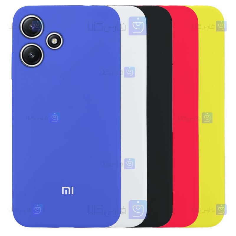 قاب سیلیکونی Xiaomi Poco M6 Pro 5G مدل محافظ لنز دار