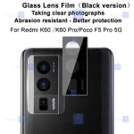 محافظ لنز شیشه ای Xiaomi Redmi K60 Pro مدل حاشیه دار