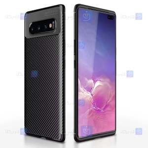 قاب گوشی Samsung Galaxy S10 Plus مدل Auto Focus Fiber Carbon
