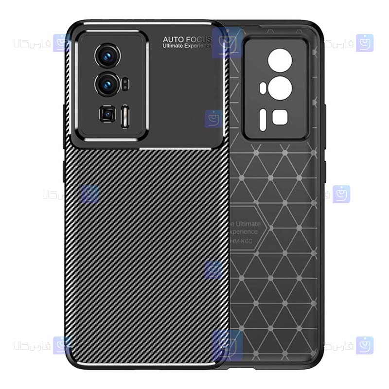 قاب گوشی Xiaomi Poco F5 Pro مدل Auto Focus Fiber Carbon