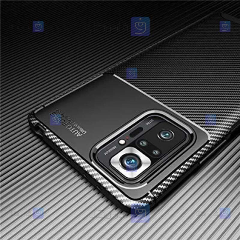 قاب گوشی Xiaomi Redmi Note 10 Pro مدل Auto Focus Fiber Carbon