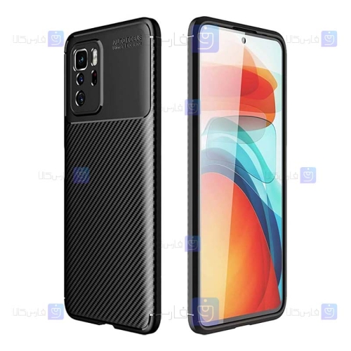 قاب گوشی Xiaomi Redmi Note 10 Pro 5G مدل Auto Focus Fiber Carbon