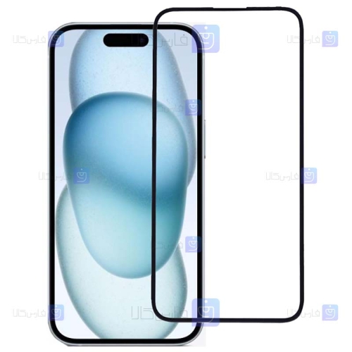 گلس گوشی Apple iPhone 15 مدل تمام صفحه