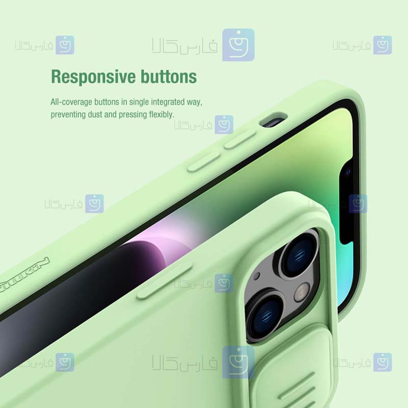 قاب نیلکین Apple iPhone 15 مدل CamShield Silky Magnetic silicon