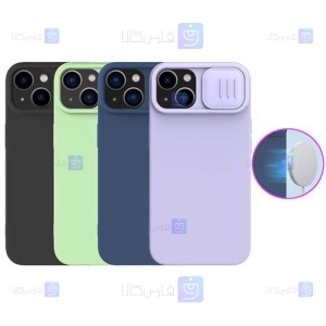قاب مگنتی نیلکین Apple iPhone 15 Plus مدل CamShield Silky Magnetic silicon