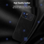 کیف چرمی نیلکین Apple iPhone 15 Plus مدل Qin Pro