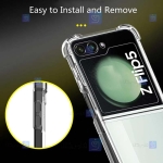 قاب کپسول دار Samsung Galaxy Z Flip 5 مدل پشت کریستالی