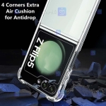 قاب کپسول دار Samsung Galaxy Z Flip 5 مدل پشت کریستالی