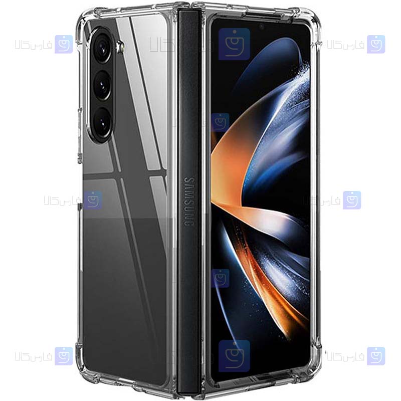 قاب کپسول دار Samsung Galaxy Z Fold 5 5G مدل پشت کریستالی