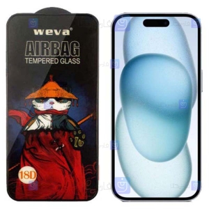 گلس فول Apple iPhone 15 مدل ایربگ دار