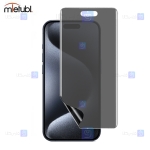 برچسب محافظ صفحه نانو حریم شخصی Apple iPhone 15 Pro Max برند میتوبل