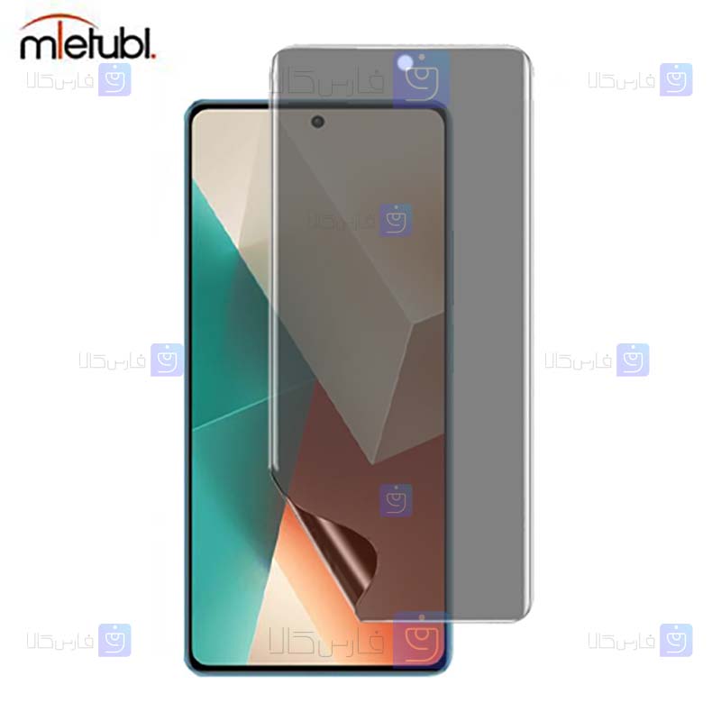 برچسب محافظ صفحه نانو حریم شخصی Xiaomi Redmi Note 13 5G برند میتوبل