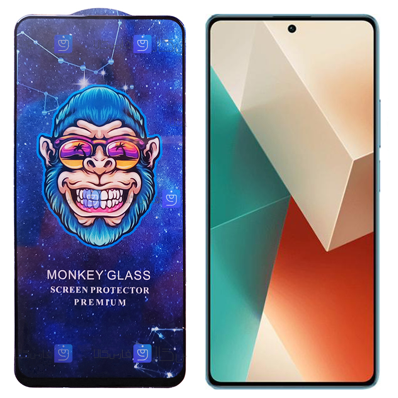 گلس گوشی Xiaomi Redmi Note 13 5G مدل Monkey Premium