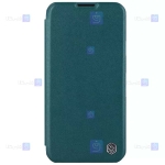 کیف چرمی پارچه ای نیلکین Apple iPhone 15 Plus مدل Qin Pro Plain Leather Cloth case