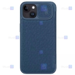 کیف چرمی پارچه ای نیلکین Apple iPhone 15 Plus مدل Qin Pro Plain Leather Cloth case