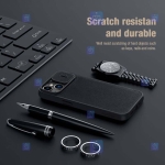 کیف چرمی پارچه ای نیلکین Apple iPhone 15 Plus مدل Qin Pro Plain Leather Cloth case
