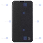 کیف چرمی پارچه ای نیلکین Apple iPhone 15 Plus مدل Qin Pro Plain Leather Cloth case