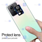 محافظ لنز شیشه ای Xiaomi Redmi Note 12S مدل حاشیه دار