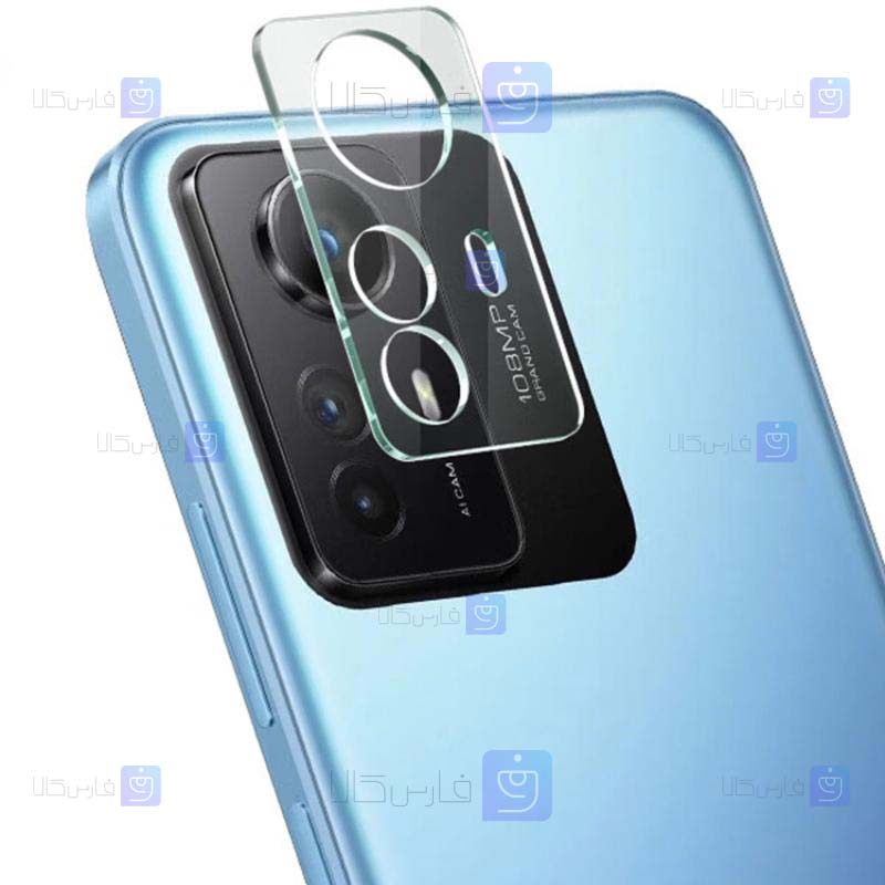 محافظ لنز شیشه ای Xiaomi Redmi Note 12S مدل 3D