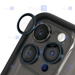 محافظ لنز رینگی Apple iPhone 15 Pro مدل 3D Color