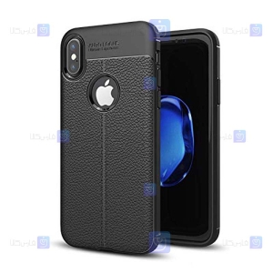 قاب طرح چرم Apple iPhone XS Max مدل Auto Focus