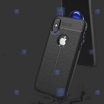 قاب طرح چرم Apple iPhone XS Max مدل Auto Focus