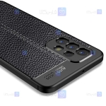 قاب طرح چرم محافظ لنز دار Samsung Galaxy A23 5G مدل Auto Focus