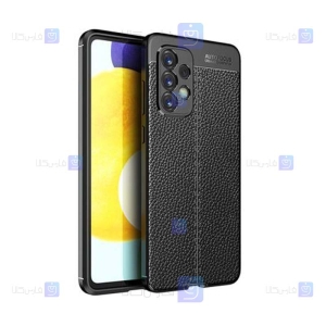 قاب طرح چرم محافظ لنز دار Samsung Galaxy A33 5G مدل Auto Focus