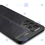 قاب طرح چرم محافظ لنز دار Samsung Galaxy A33 5G مدل Auto Focus