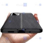 قاب طرح چرم Samsung Galaxy S20 FE 5G مدل Auto Focus