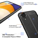 قاب طرح چرم Samsung Galaxy A03 Core مدل Auto Focus