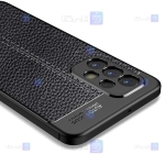 قاب طرح چرم محافظ لنز دار Samsung Galaxy A13 4G مدل Auto Focus